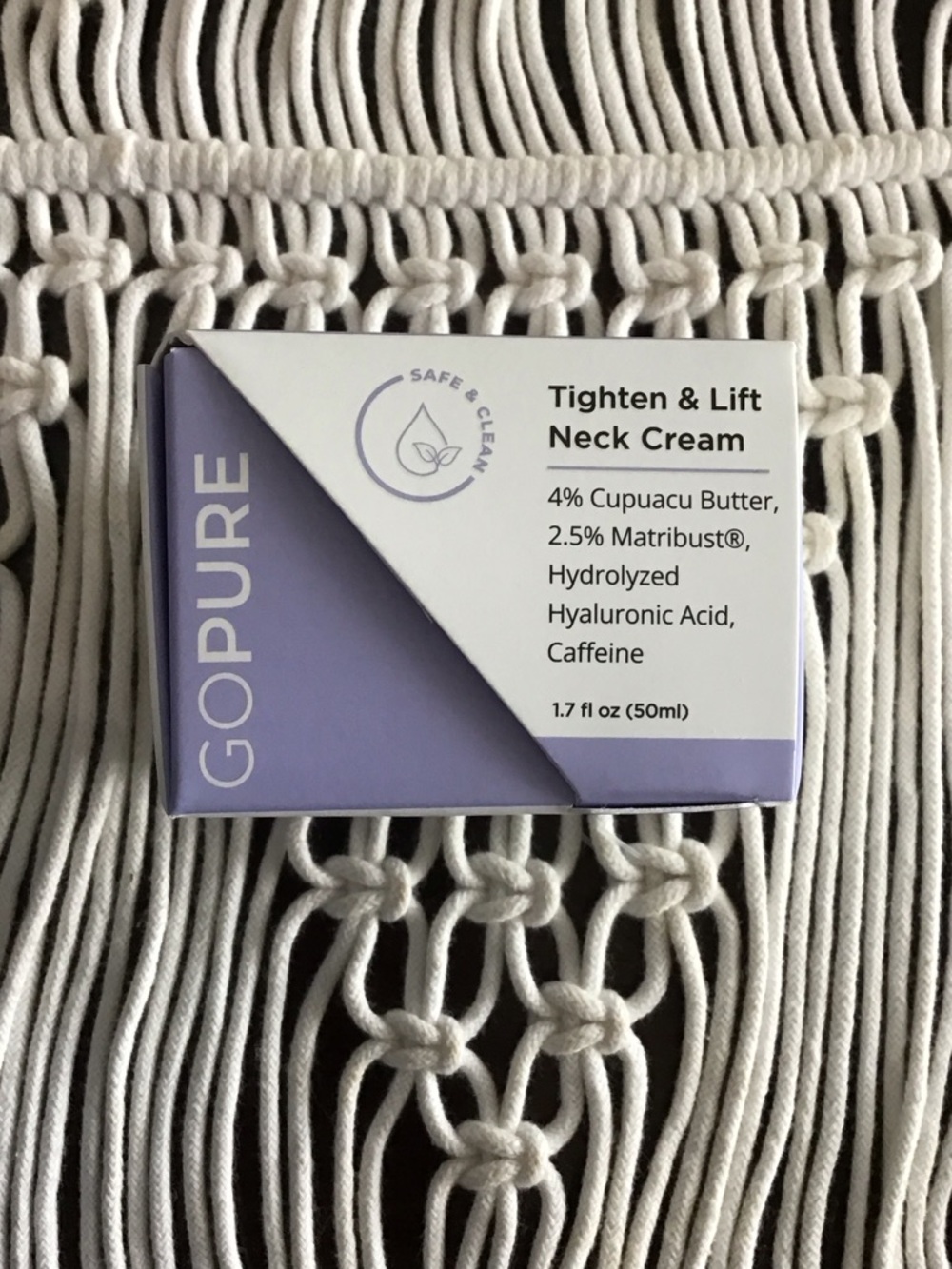 NEW GoPure Tighten & Lift Neck Cream